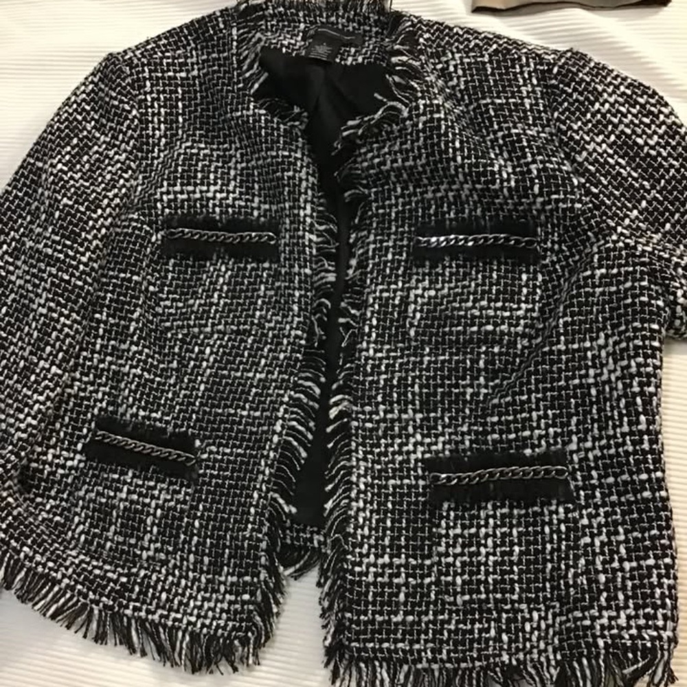 INC Tweed Coat